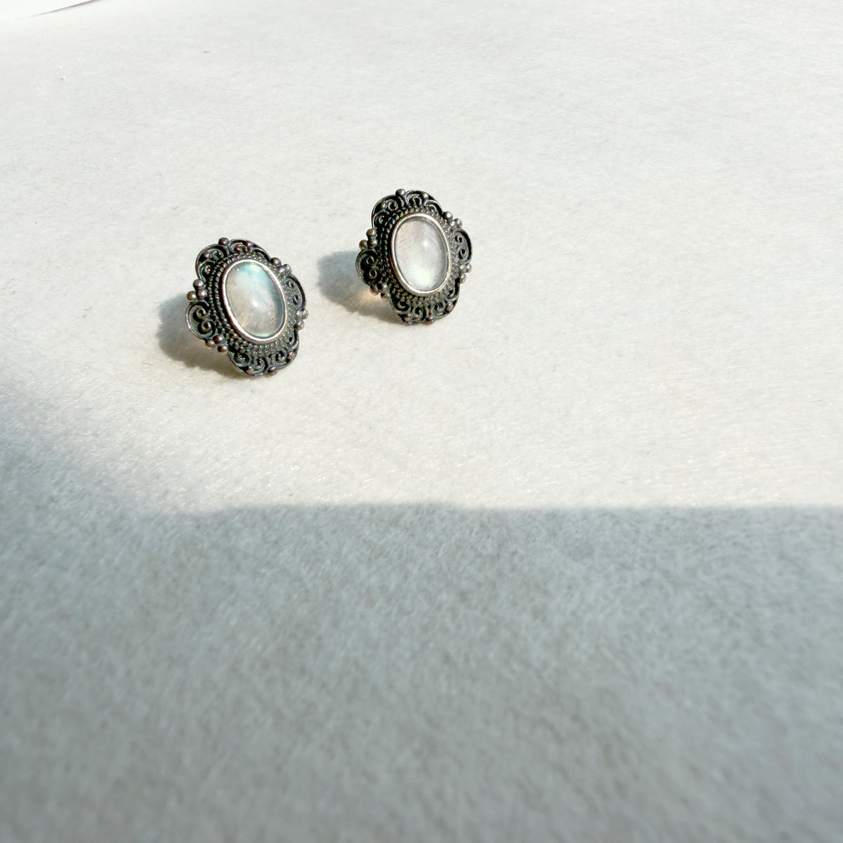 Natural Labradorite Earrings