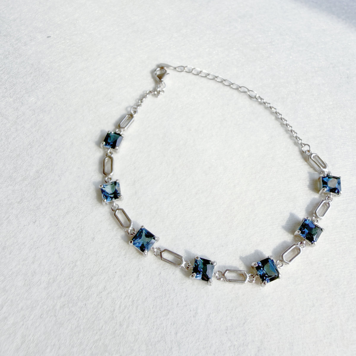 Natural London Blue Topaz Bracelet