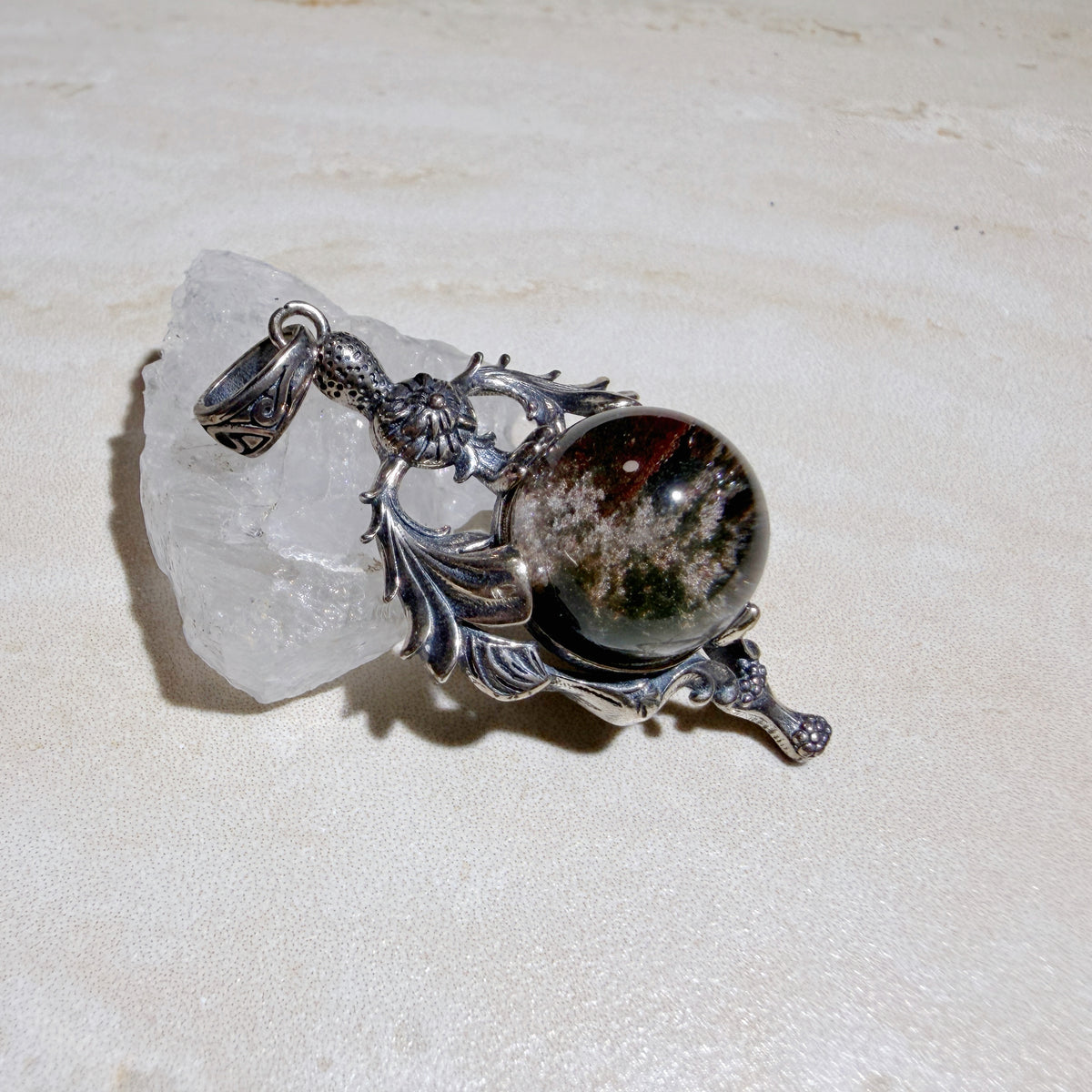 Natural Garden Quartz Pendant