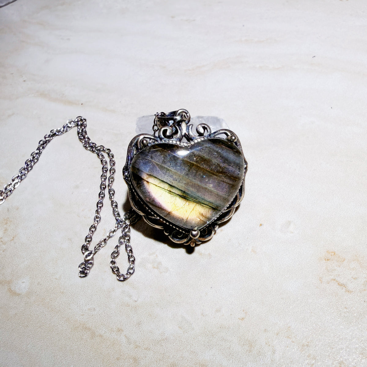 Natural Labradorite Pendant