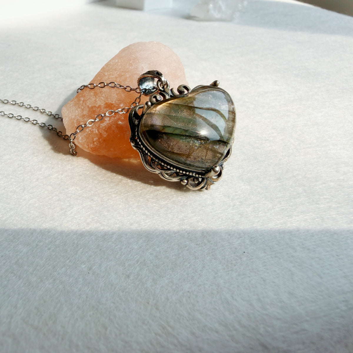 Natural Labradorite Pendant