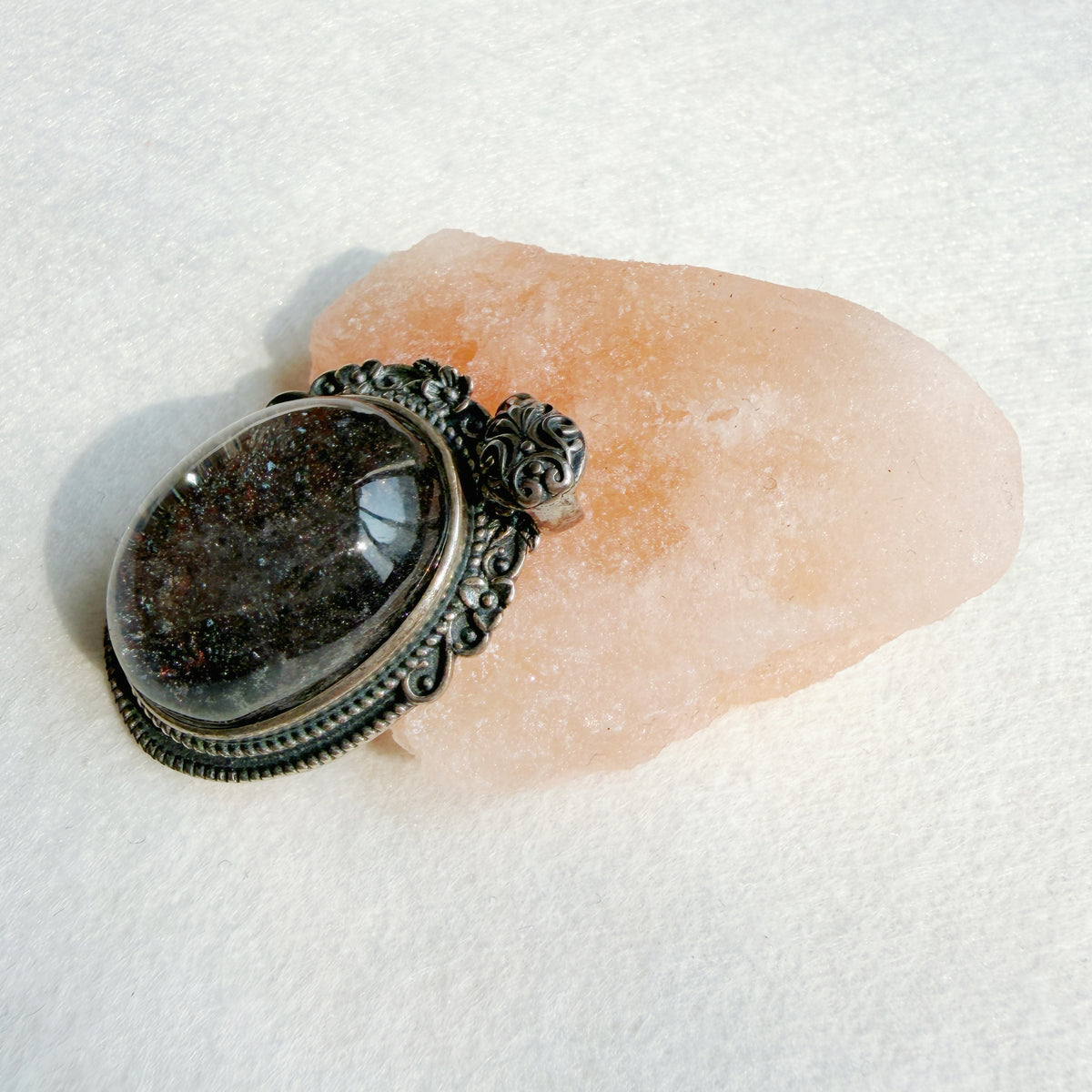 Natural Blue Phantom Quartz