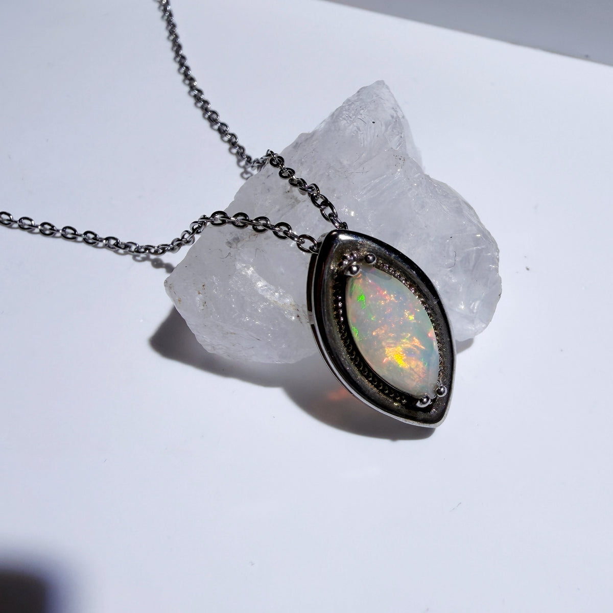 Natural Labradorite pendant