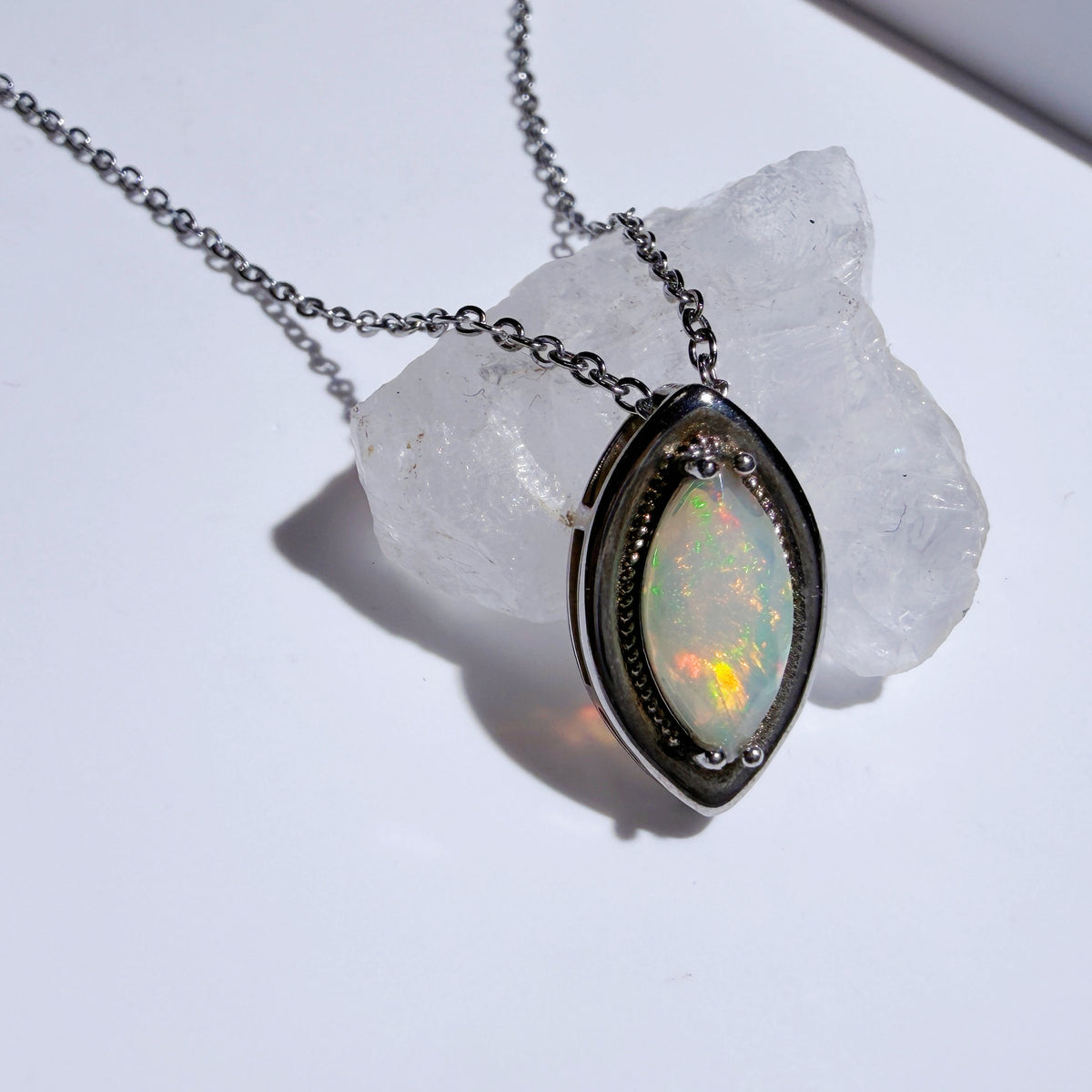 Natural Labradorite pendant