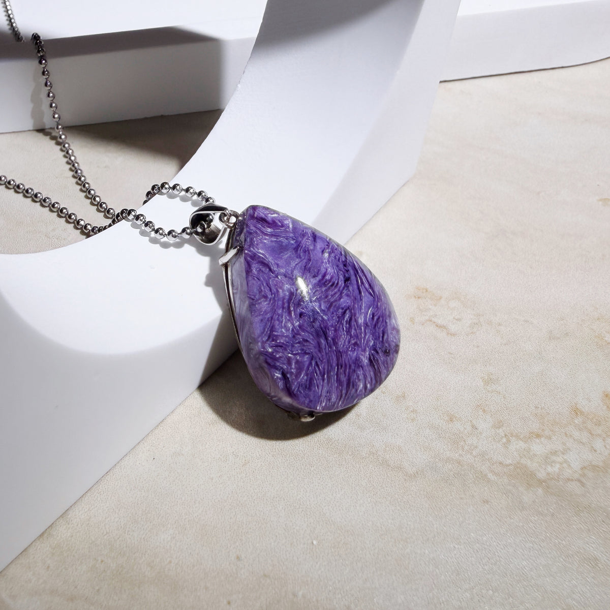 Naturally Charoite pendant