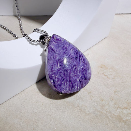 Naturally Charoite pendant
