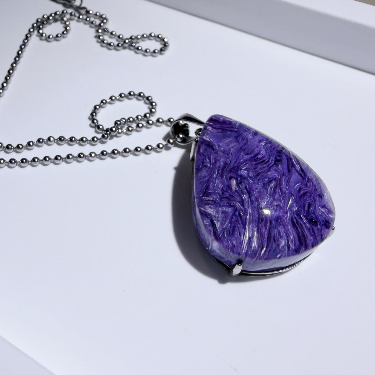 Naturally Charoite pendant
