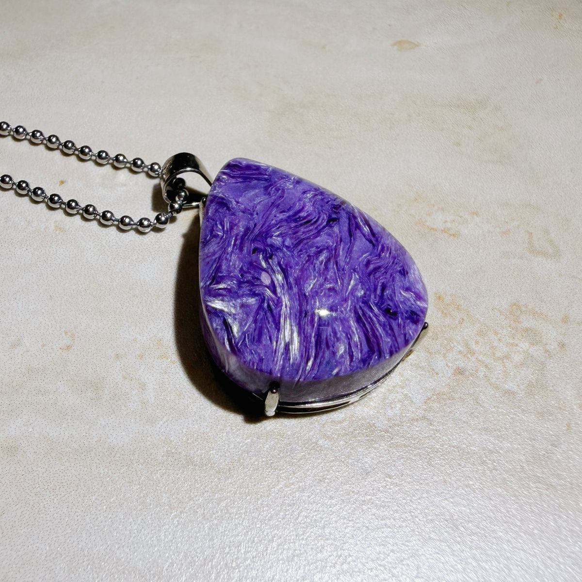 Naturally Charoite pendant