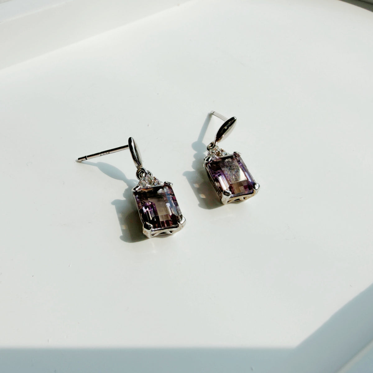 Natural Ametrine Earrings