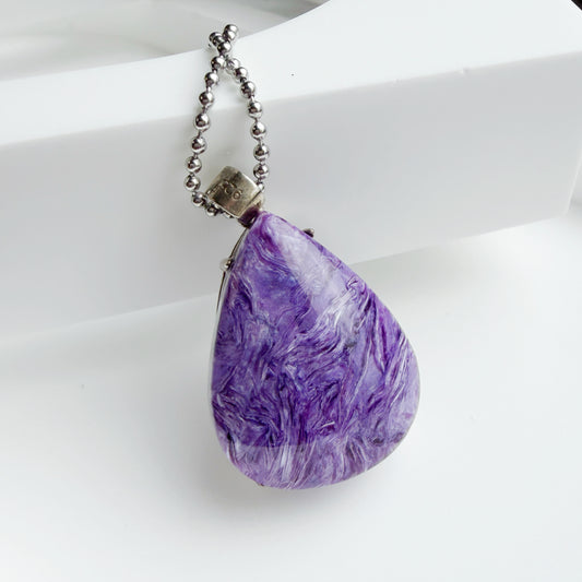 Natural Charoite pendant